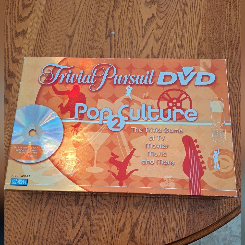 Trivial Pursuit DVD Pop Culture Trivia Game -